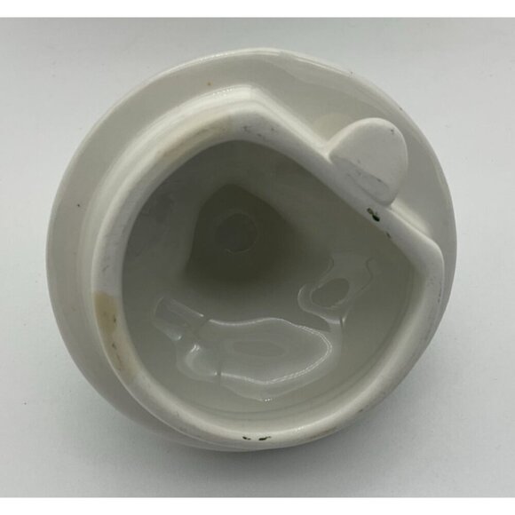 Casa Vero by ACK White Ceramic Grapevine Vintage 6 in Teapot Locking Lid - Picture 9 of 9